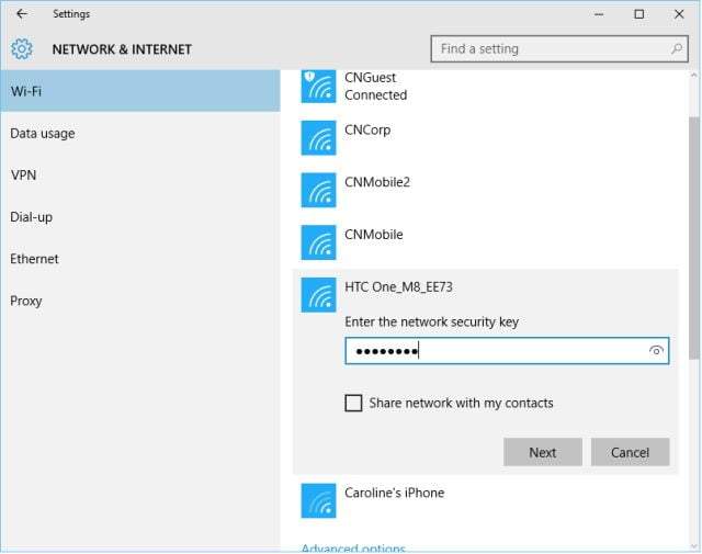 Hoe vind ik een opgeslagen wifi-wachtwoord in Windows 10?