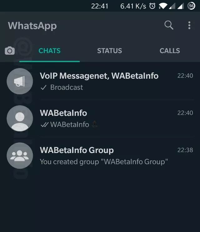 WhatsApp voor Android krijgt een donkere modus