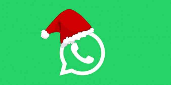 Hoe stuur ik kerststickers op WhatsApp?