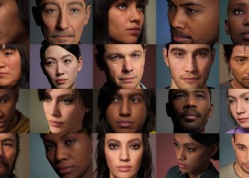 Deze realistische ontwerpen voor menselijke gezichten zijn gemaakt door MetaHuman Creator van Epic Games