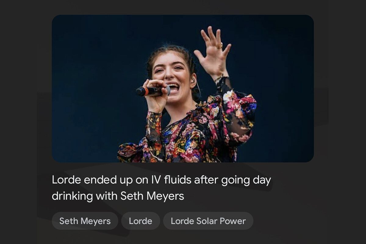 Google test hashtags en filters voor een specifiek onderwerp op Discover
